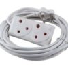 10m Extension Cord With A Two-Way Multi-Plug