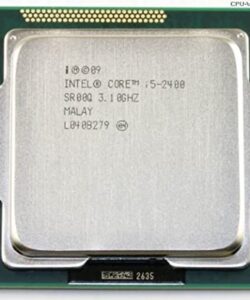 Intel Core i5-2400 Quad-Core Processor 3.1 GHz 6 MB Cache LGA 1155 Quad-core 3.1GHz (3.4GHz max turbo frequency), 6M Cache, Intel HD Graphics 2000, 95 watt max TDP, Dual-channel DDR3 memory support, socket LGA1155--CPU