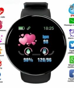 New 2023* Smart Watch. Heart Rate Monitor. Blood Pressure. Fitness Bracelet. Black color.