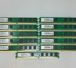 Transcend 1GB DDR2-800 240-pin DIMM Desktop Memory. upgrade your pc to be fast