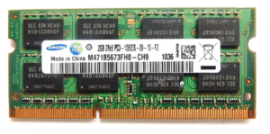 SamsunSamsung 2GB DDR3 Memory SO-DIMM 204pin 1Rx8 PC3-10600S 1333MHz