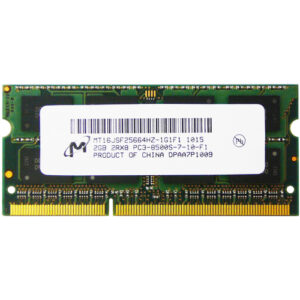 Micron 2GB PC3-12800 DDR3-1600MHz non-ECC Unbuffered CL11 204-Pin SoDimm 1.35v Low Voltage Single Rank Memory Module