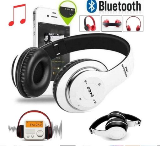 Foldable Wireless Bluetooth Headphones with SD Card function, FM Radio