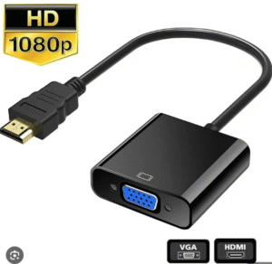 HDMI to VGA,Gold-Plated HDMI to VGA Adapter (Male to Female) Compatible with Desktop,Laptop,Computer,PC,Monitor,Projector,HDTV, Chromebook,Raspberry Pi,Roku,Xbox and More