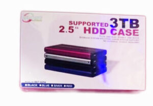 2.5in USB 2.0 SATA Hard Drive Enclosure,Support Up To 3TB Data Transfer Backup Tool For PC & Laptop