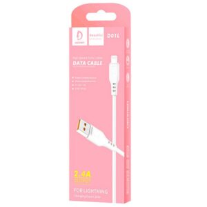 iPhone Lightning High Speed Charging Data Cable 2.4A with adapter.