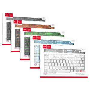 Hoco Wireless Keyboard, Transparent +7 Colour Lighting Effects, S55