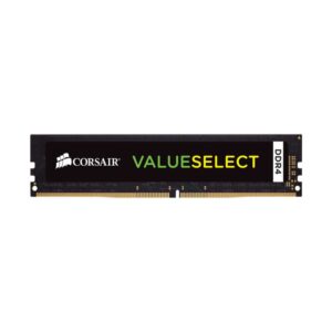 Corsair CMV4GX4M1A2400C16 Value Select 4GB (1x4GB) DDR4-2400MHz CL16 1.2V 288-Pin Black Desktop Memory