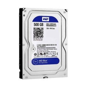 Western Digital WD Blue 500GB Desktop Hard Disk Drive - 7200 RPM Class SATA 6Gb/s 32MB Cache 3.5 Inch
