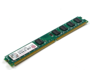 Transcend 1GB DDR2-800 240-pin DIMM Desktop Memory.