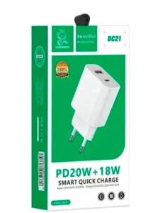DENMEN DC21 USB 18W + PD 20W ADAPTER