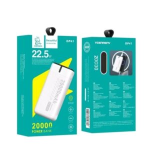 Power Bank Vdenmenv DP41 20000 mAh QC3.0+PD 22.5W(compactible with all devices including iphone)