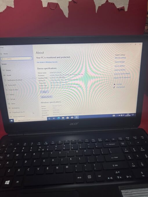 Great Acer Laptop with windows 10. 500GB Harddrive and 4GB RAM DDR3.with great battery - Image 2