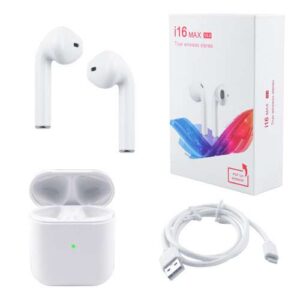 TWS Airpods Twins Bluetooth Earbuds Original I16 Max Airpods. Bluetooth V5.0 Earphone Touch Sensor True Stereo 10m Transmission  for all Bluetooth devices