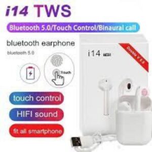 i14 TWS Wireless Earphones Bluetooth 5.0 Headset Touch Control Mini Earbuds for Smart Phone