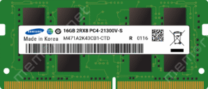 Samsung 1x 16GB DDR4-2666 SODIMM PC4-21300V-S Dual Rank x8 Module