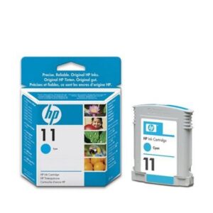 Genuine HP C4836A No.11 Cyan Ink Cartridge (28ml) for HP Business Inkjet 2800, Designjet 100plus, Designjet 10ps, Designjet 110, Designjet 120, Designjet 70, OfficeJet Pro K850 Printers