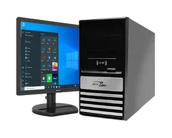 Complete set PROLINE PC. Intel core 2 Quad Q9550 @ 2.83GHz (4CPUs) +Monitor+keyboard & Mouse + Cable