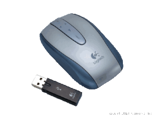 Logitech V500 6-Button USB Cordless Optical Notebook Mouse