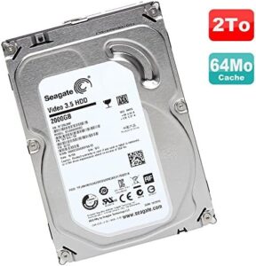 Seagate Pipeline HD ST2000VM002 2TB 5900 RPM 64MB Cache SATA 3.0Gb/s 3.5" Internal Hard Drive for Desktop