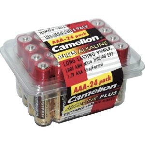 [24 Pack] Camelion AAA Plus Alkaline Batteries