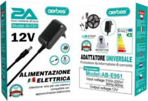 Aerbes Universal Power Adapter 12V 2A