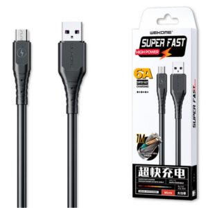 Welkome high power 6A Super Fast Charging Micro USB Cable High Speed Charger Data Cable 2M