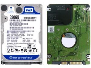 WESTERN DIGITAL WD3200BPVT Scorpio Blue 320GB 5400 RPM 8MB cache SATA 3.0Gb/s 2.5 internal notebook