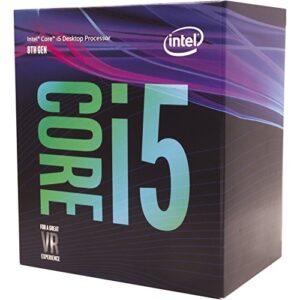 Intel 8th Gen Core i5-8400 Coffee Lake up to 4.00GHz 9MB Cache LGA 1151 65W Desktop Processor / Intel UHD Graphics 630 / Intel Optane Memory Support / Enhanced Intel SpeedStep Technology / Intel Virtualization Technology (VT-x