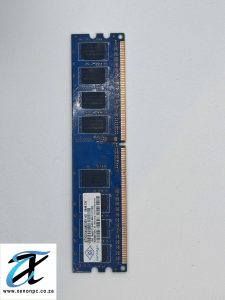 Nanya 1GB DDR2-800 PC2-6400 240-Pin Desktop RAM NT1GT64U88D0BY-AD