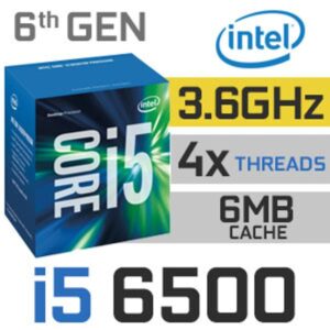 Intel Core i5 6500 6th Generation Skylake Quad-Core 3.2GHz (3.6GHz Turbo) Dual Channel DDR4 6MB CACHE LGA 1151 BX80662I56500 Desktop Processor Intel HD Graphics 530