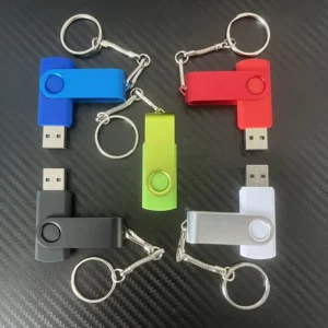 High Speed Colorful Metal Rotatable Memory Stick | 4GB USB Flash Drive Real Capacity