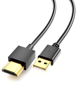 HDMI to USB Adapter Cable, 1.4 Male to USB 2.0 Plug Converter Charger Connector