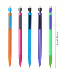 New Creative Color Mechanical Pencils, with Writing Specifications of 0.5mm and Rubber Tails