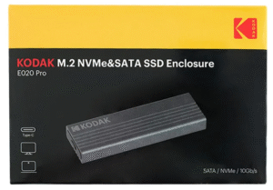 Kodak E020/E020 Pro M.2 NVMe/SATA SSD Enclosure