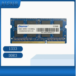 [High-Speed RAM] Dismar 4GB DDR3 RAM 1333MHz  High-Speed - 10600 1.5V 240Pin SODIMM