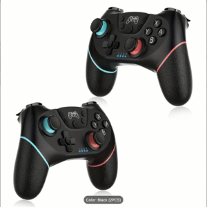 2pcs Wireless Professional Controller for Switch, Compatible with Switch/Switch Lite/Switch OLED, with Stick, Adjustable Turbo Vibration, Ergonomic Non-Slip