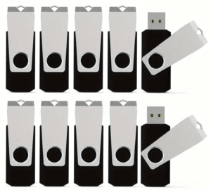 4GB USB Flash Drive Disk USB 2.0 Memory Stick Jump Drive Swivel Metal Pendrive Zip Drive USB
