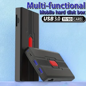 Versatile Portable 2.5-Inch External Hard Drive Case Hard Drive Shield USB 3.0/Type-C/Tf/Sd Card , Hard Drive Usb, Hdd Docking Station