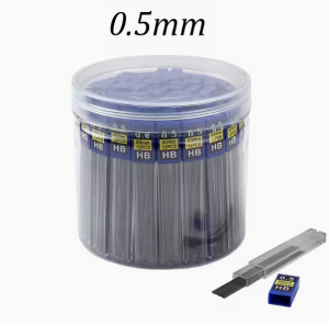 High-Quality Automatic Pencil Leads in Sizes 0.5mm. The HB Leads Are Durable, Erasable, And Ideal for Artistic Sketching, Painting, And Office Supplies.