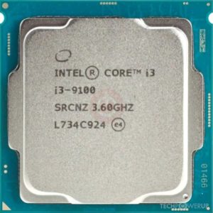 Intel® Core™ i3-9100 3.60GHz 6M Cache, up to 4.20 GHz Tray Processor  Socket LGA1151