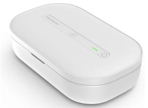 UV Steriliser Box with 10W Wireless Phone Charging, White