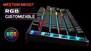Meetion MK007 Mechanical Blue Switch RGB Gaming Keyboard
