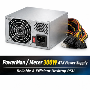 PowerMan / Mecer 300 W ATX Power Supply – Reliable & Efficient Desktop PSU