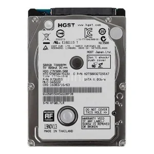 HGST Travelstar 500GB 2.5" SATA Laptop Hard Drive 5400pm Internal HDD