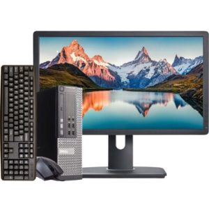 Complete Set of Dell OptiPlex 7010 Intel dual core G2030 @   3.0GHz 3rd Gen computer with screen ,keyboard and Mouse.