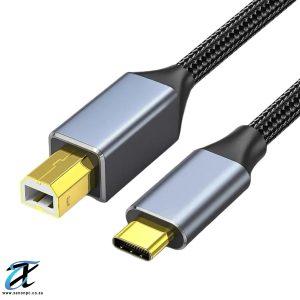 Type-C to Printer Cable-USB-C to USB-B 2.0 Printer Cable-High Speed