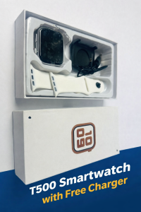 T500 Smartwatch Bluetooth Fitness Tracker – Heart Rate, Calls & Notifications (iOS & Android)