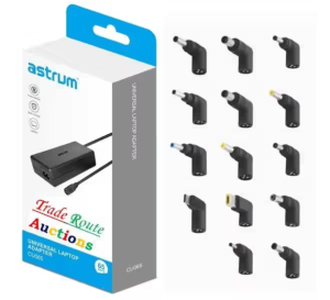 Astrum CU065 65W Universal Laptop Charger Adapter with 14 Tips + Type-C – Heavy Duty Power Supply