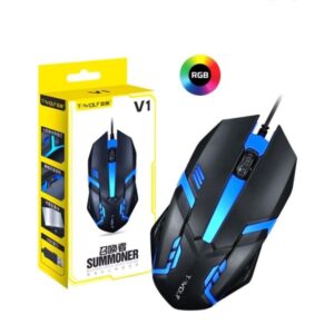 T-WOLF V1 Wired Gaming Mouse – LED Backlit USB Mouse for PC & Laptop